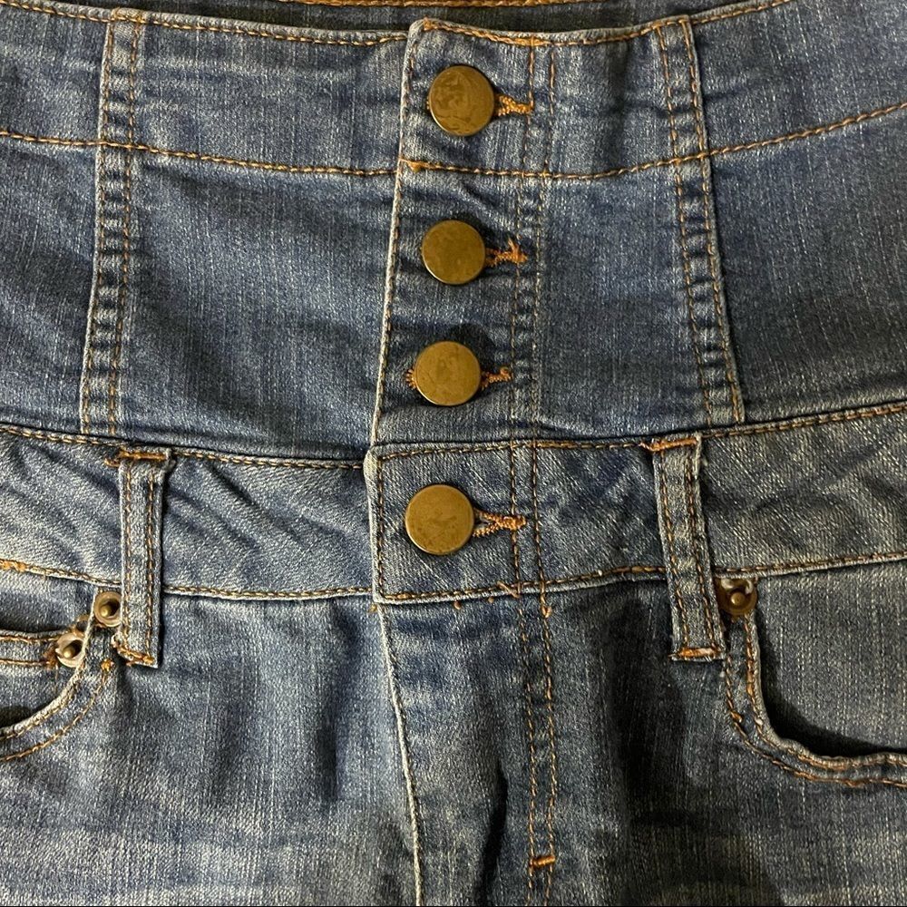 Forever 21 Super High Rise Denim Shorts - Picture 3 of 9